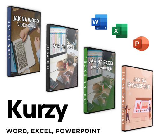 Balíček kurzů MS Office (Word, Excel, Powerpoint) - Video kurz 👨‍🎓